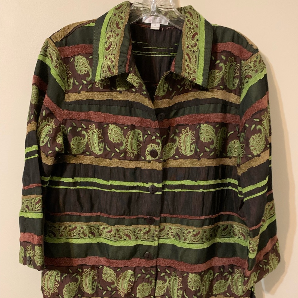 Button Up JACKET by ERIN size Small